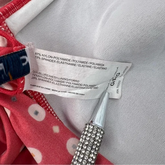 Captiva by Christina bikini tankini top shirt dotted Polka Dot Women's Top - Picture 12 of 13